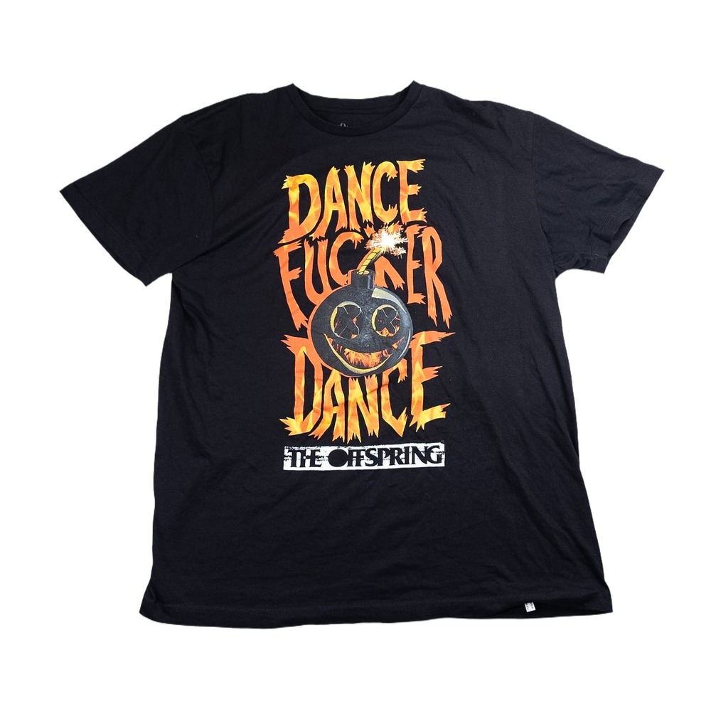 The Offspring Band Tee Mens Large Black Excellent Dance Fker Dance Graphic Shirt